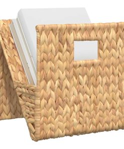 vidaXL Zeitschriftenhalter 31 x 31 x 31 cm Wasserhyazinthe