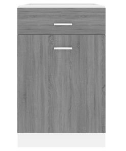vidaXL Unterschrank mit Schublade Lyon Grau Sonoma 50x46x81,5 cm
