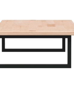 vidaXL Waschtischplatte mit Halterung Stahl und Massivholz Eiche
