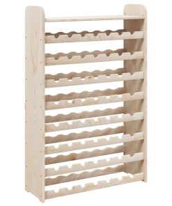 vidaXL Weinregal mit Oberplatte 72,5x25x111,5 cm Massivholz Kiefer