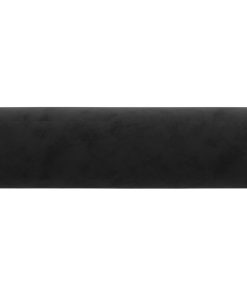 vidaXL Zierkissen 2 Stk. Schwarz Ø15x50 cm Samt