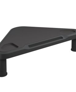 vidaXL Eck-Monitorständer Schwarz 49x28x10,5 cm