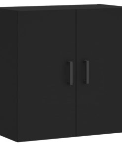 vidaXL Wandschrank Schwarz 60x31x60 cm Holzwerkstoff