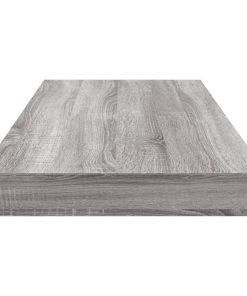 vidaXL Wandregale 4 Stk. Grau Sonoma 60x10x1,5 cm Holzwerkstoff