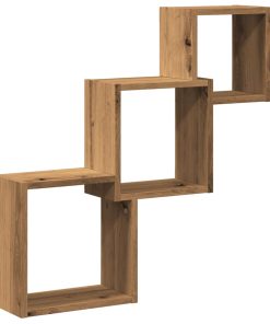 vidaXL Wandregale Artisan-Eiche 68x15x68 cm Holzwerkstoff