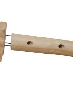 vidaXL Weinständer für 8 Flaschen 40x30x80 cm Massivholz Teak