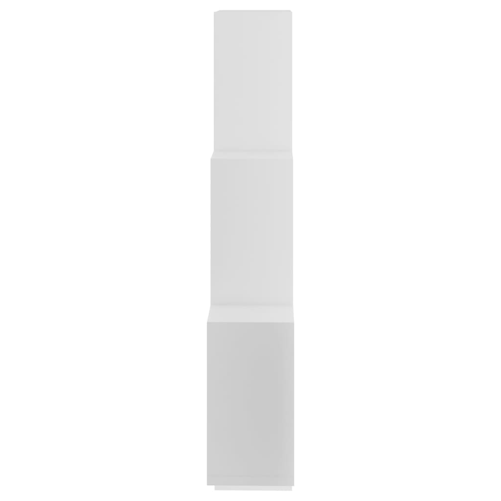 vidaXL Würfelregal Weiß 78x15x93 cm Holzwerkstoff