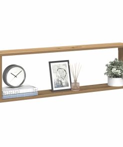vidaXL Würfel-Wandregale 2 Stk. Artisan-Eiche 100x15x30 Holzwerkstoff