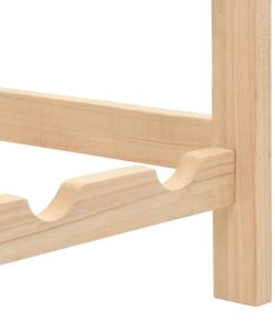 vidaXL Weinregal Zedernholz 57,5 x 28 x 102 cm