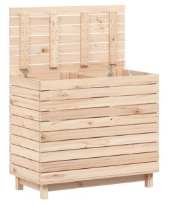 vidaXL Wäschetruhe 88,5x44x76 cm Massivholz Kiefer