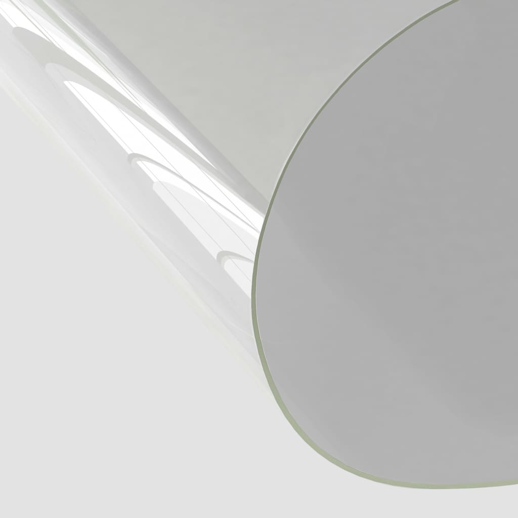 vidaXL Tischfolie Transparent 90x90 cm 2 mm PVC