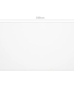 vidaXL Tischfolie Transparent 160x90 cm 2 mm PVC
