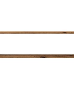 vidaXL Würfel-Wandregale 2 Stk. Altholz-Optik 100x15x30 Holzwerkstoff