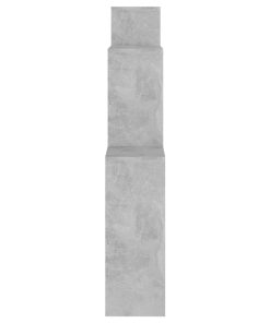 vidaXL Würfelregal Betongrau 80x15x78,5 cm Holzwerkstoff