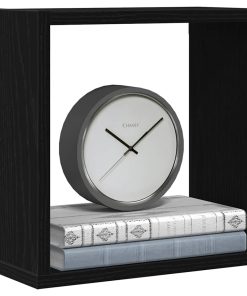 vidaXL Würfel-Wandregale 4 Stk. Schwarz Eichen-Optik 30x15x30 cm
