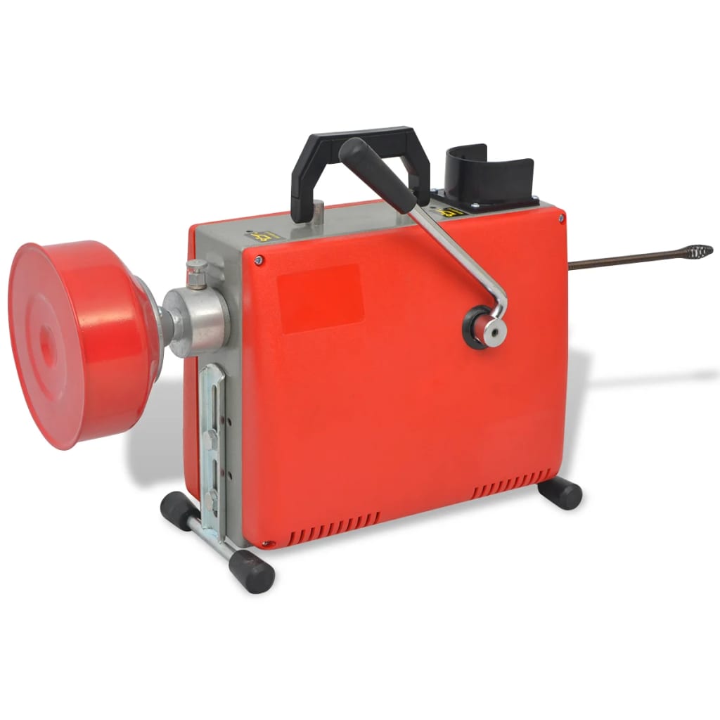 vidaXL Rohrreinigungsmaschine 250W 15mx16mm / 4,5mx9,5mm