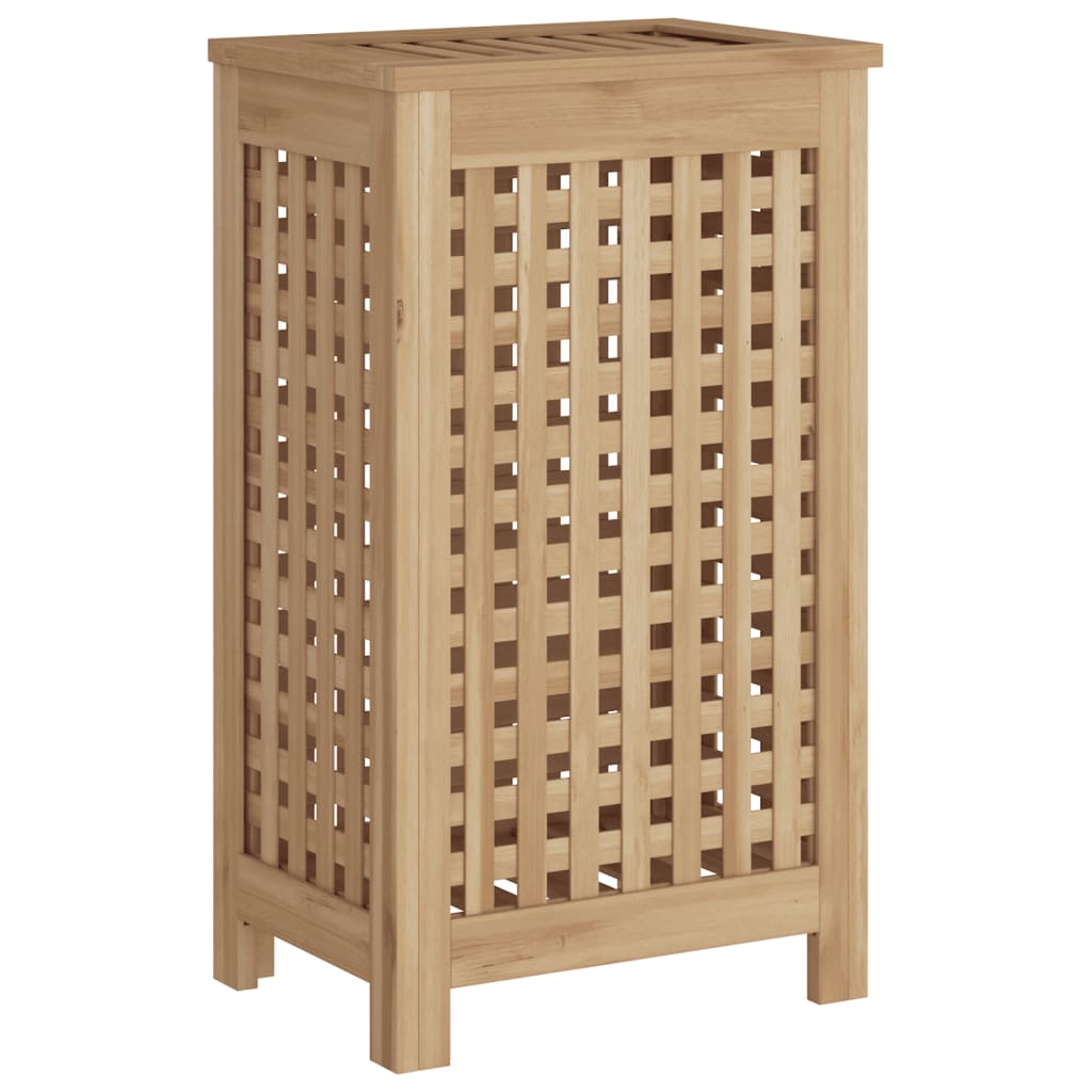 vidaXL Wäschebehälter 35x25x60 cm Massivholz Teak