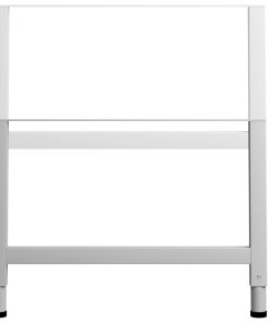vidaXL Werkbankgestell Verstellbar 2 Stk. Metall 85x(69-95,5) cm Grau