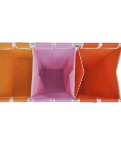 3-Kammer-Wäschekorb mit Wascheimer