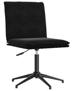 vidaXL Esszimmerstühle 4 Stk. Schwarz Samt