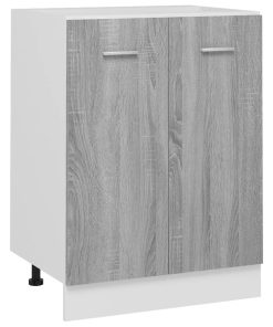 vidaXL Unterschrank Lyon Grau Sonoma 60x46x81,5 cm Holzwerkstoff