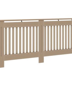 vidaXL Heizkörperverkleidung 172x19x81 cm MDF
