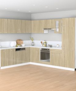 vidaXL Unterschrank Lyon Sonoma-Eiche 80x46x81,5 cm Holzwerkstoff