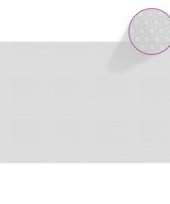vidaXL Treibende Pool-Solarplane PE 260x160 cm Grau
