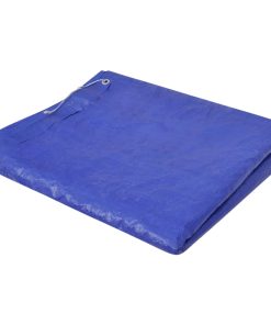 vidaXL Poolabdeckungen 2 Stk. PE Rechteckig 90 g/m² 394x207 cm