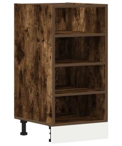 vidaXL Unterschrank Riga Räuchereiche 40x44,5x81,5 cm Holzwerkstoff