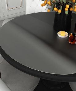 vidaXL Tischfolie Matt Ø 90 cm 2 mm PVC