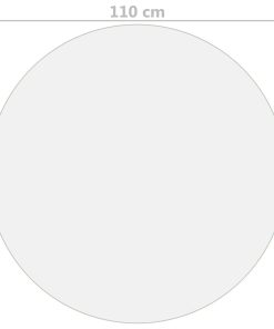 vidaXL Tischfolie Matt Ø 110 cm 2 mm PVC