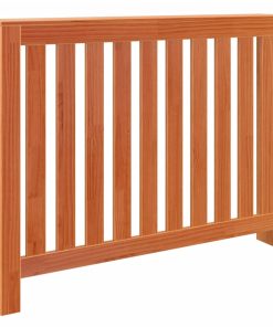 vidaXL Heizkörperverkleidung Wachsbraun 108,5x19x84cm Massivholz
