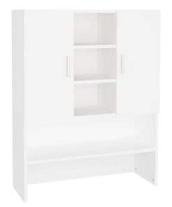 vidaXL Waschmaschinenschrank Weiß 70,5x25,5x90 cm