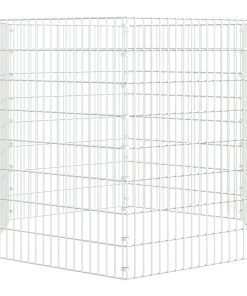 vidaXL Freilaufgehege 6-teilig 54x80 cm Verzinktes Eisen