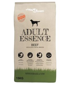 vidaXL Trockenfutter für Hunde Adult Essence Beef 15 kg