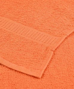 vidaXL Saunatücher 2 Stk. Orange 80x200 cm 360 g/m² 100% Baumwolle