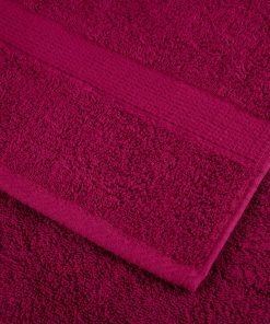 vidaXL Premium-Badetücher SOLUND 10 Stk. Bordeaux 100x150cm 600 g/m²