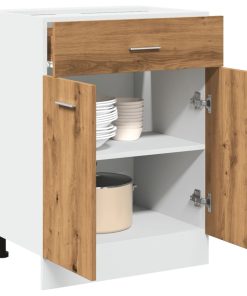 vidaXL Unterschrank Lyon Artisan-Eiche 60x46x81,5 cm Holzwerkstoff