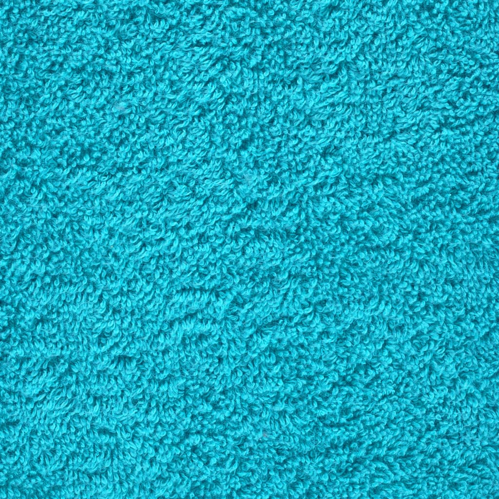 vidaXL Premium-Duschtücher SOLUND 2 Stk. Türkis 70x140 cm 600 g/m²