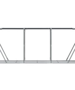 vidaXL Kaminholzunterstand Anthrazit 234x45x100 cm Verzinkter Stahl