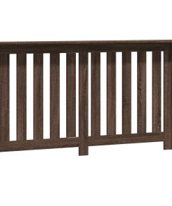 vidaXL Heizkörperverkleidung Eichen-Optik 149x20x82 cm Holzwerkstoff