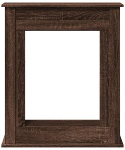 vidaXL Kaminumrandung Braun Eichen-Optik 75x20x87,5 cm Holzwerkstoff