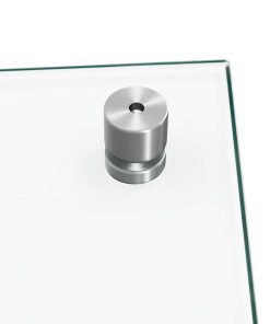 vidaXL Küchenrückwand Transparent 80×40 cm Hartglas