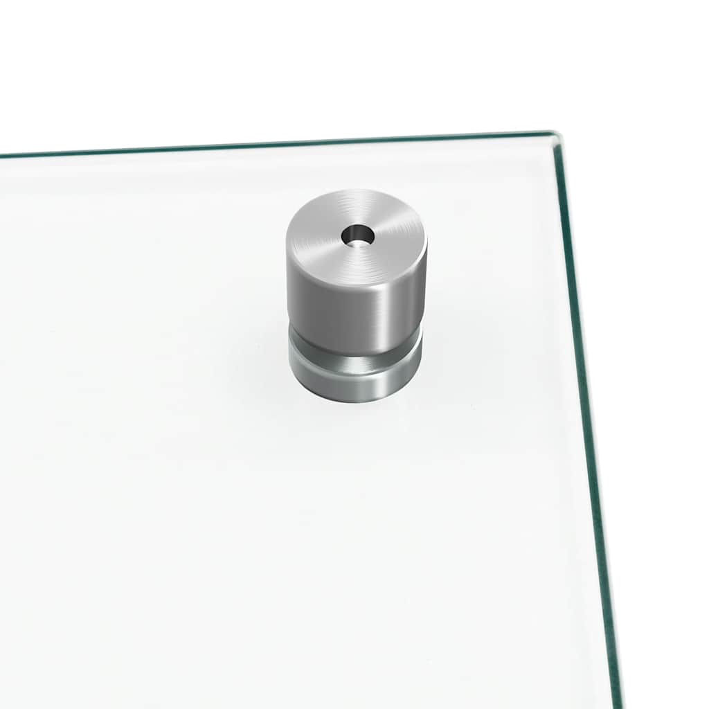 vidaXL Küchenrückwand Transparent 80×40 cm Hartglas