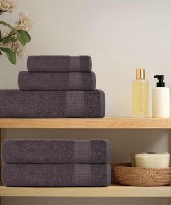 vidaXL Saunatücher 2 Stk. Anthrazit 80x200 cm 360 g/m² 100% Baumwolle