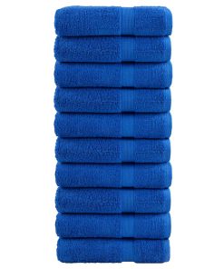 vidaXL Premium-Handtücher SOLUND 10 Stk. Blau 50x100cm 600 g/m²