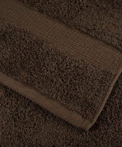vidaXL Premium-Seiftücher SOLUND 10 Stk. Braun 30x30 cm 600 g/m²