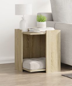vidaXL Katzenklo Sonoma Eiche 42x42x51 cm Holzwerkstoff