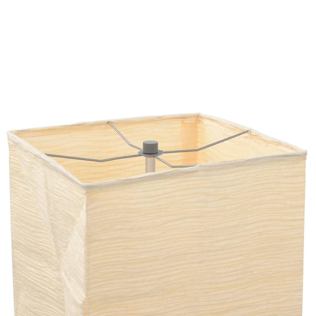 vidaXL Standleuchte mit Stahlständer 135 cm Beige